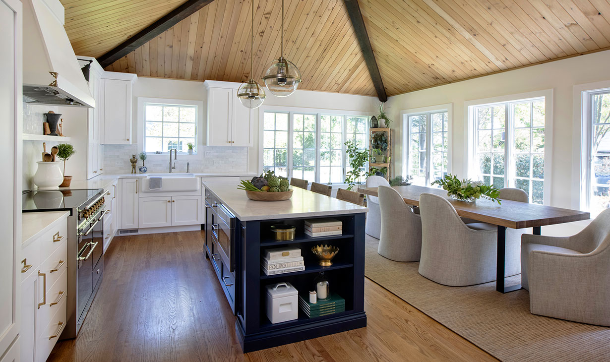 When homeowners with a busy family life renovate a kitchen, we often field questions about the flooring.