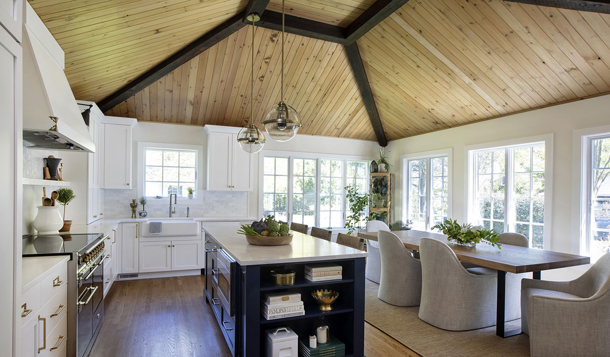 Take a look at the finished project, our Sunny Kitchen Addition!