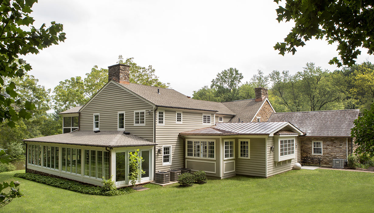 Historic farmhouse renovation by Lasley Brahaney Architecture + Construction.