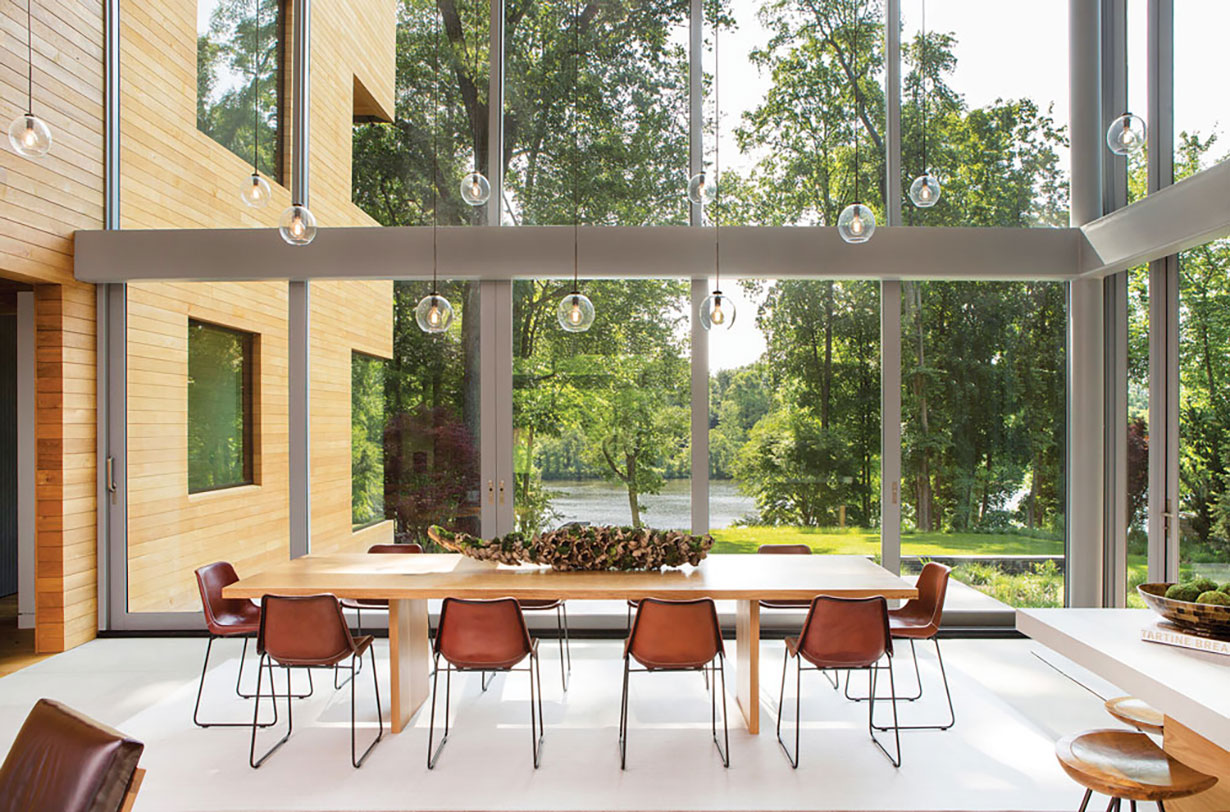 Modern dining room, Princeton NJ.