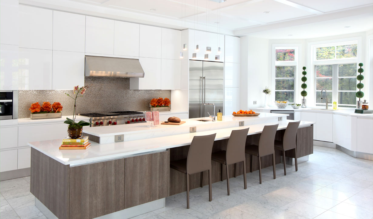 Large kitchen renovation by architect firm Lasley Brahaney Architecture + Construction in Princeton, NJ